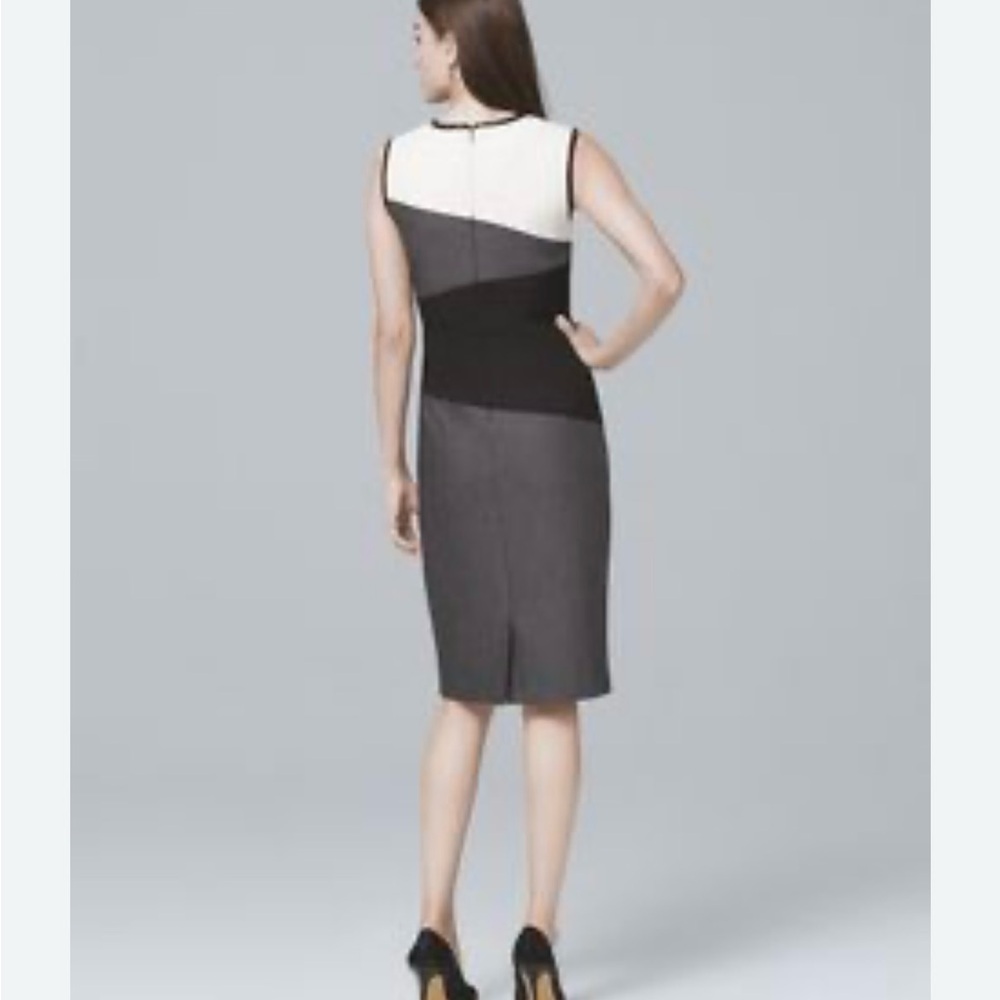 White House Black Market color block dress size 8 - Picture 2 of 6
